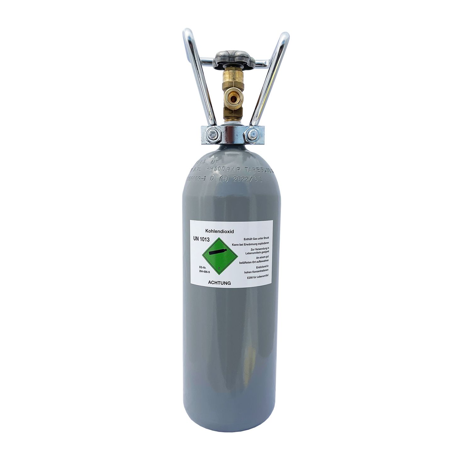 CO2 Flasche, Kohlensäureflasche, Gasflasche CO2 - 2,0 kg