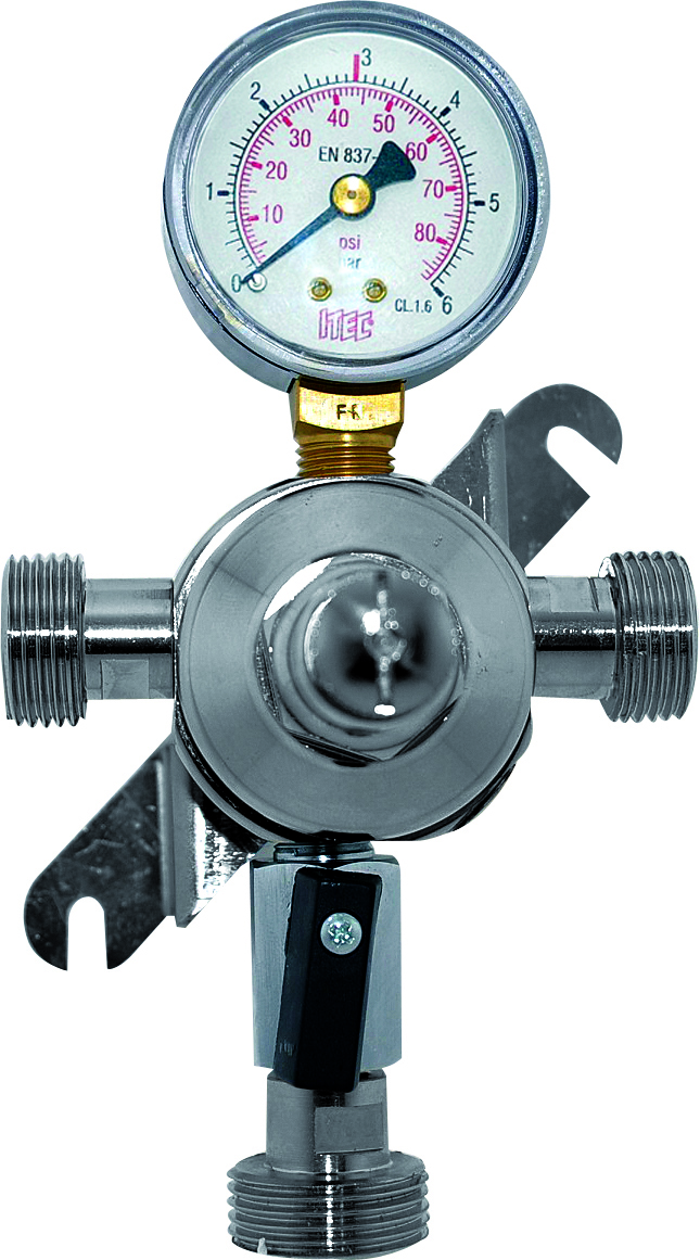 Druckminderer, Zwischendruckregler für CO2, N2 und Mischgas (AFG) 7bar